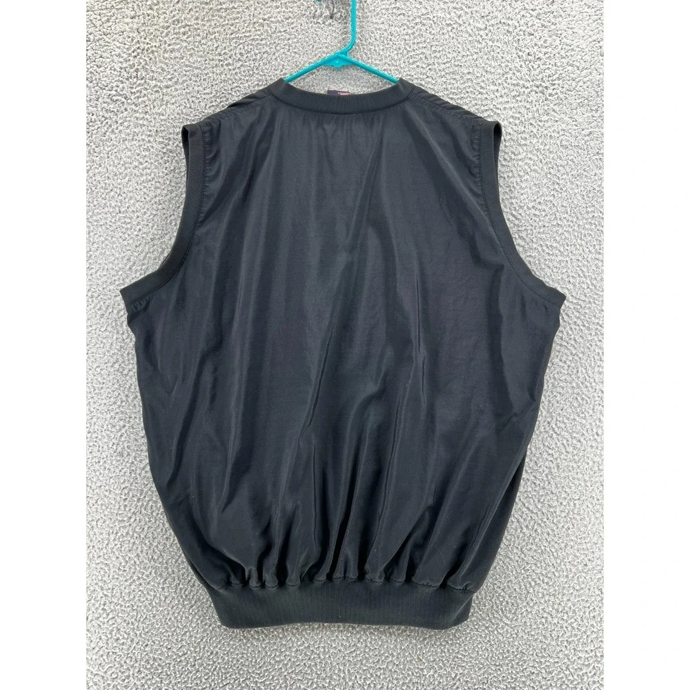 Vintage University‎ of Maryland Terrapins Vest Black Pullover Men XL USA Starbus